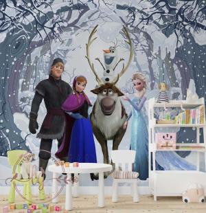 PAPEL DE PAREDE - FROZEN Vinil 0,10 Alto Adesivo Sob Medida  Fosco Liso Dividimos Rolo de 40 a 60 cm 